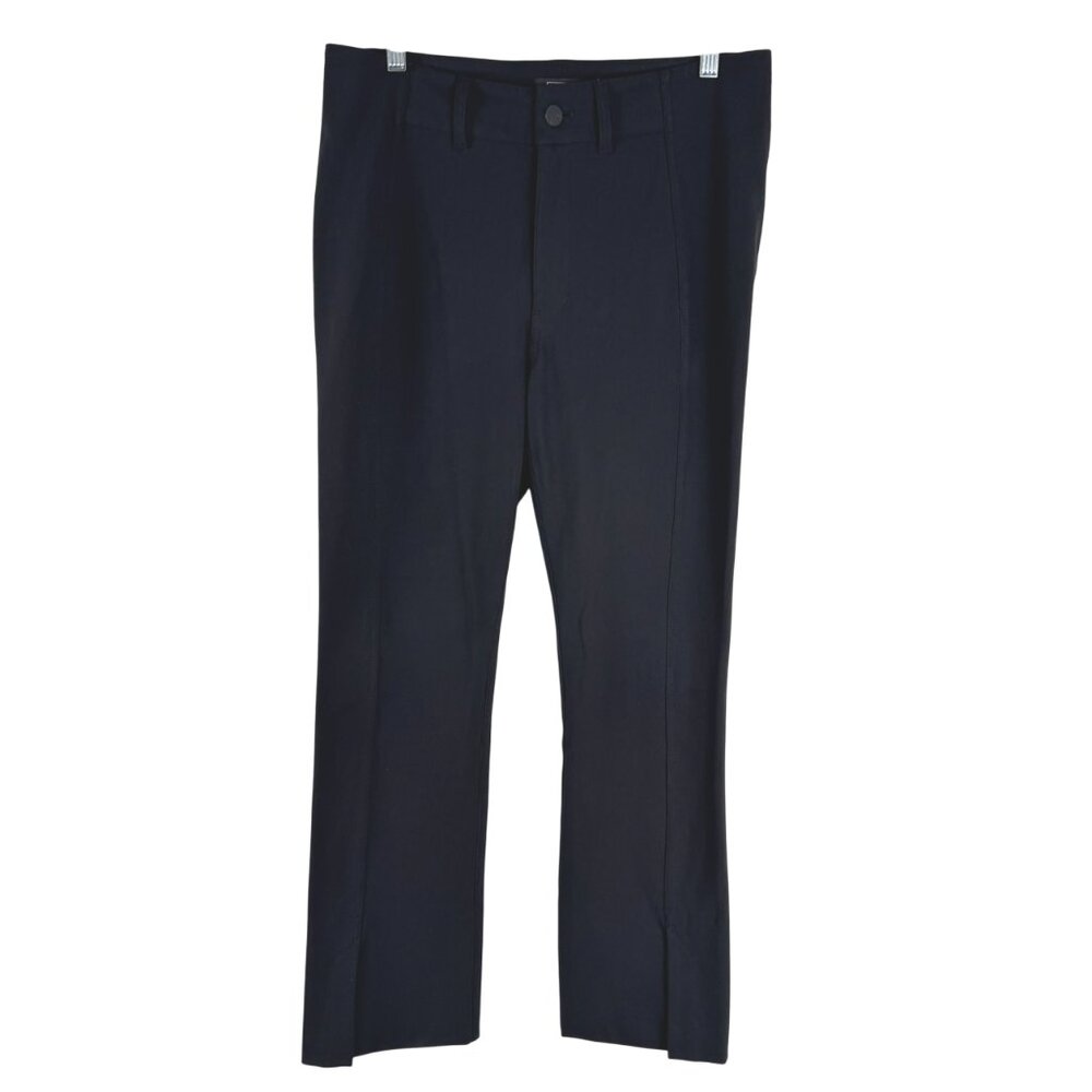 AYR Black The Sizzle Slit Hem Cropped Pants